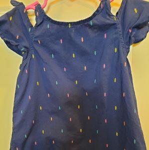 Carters navy blue blouse for toddler